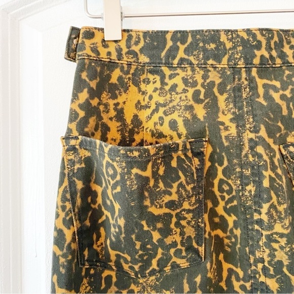 J BRAND Blythe Animal Print High Waist Midi Skirt - Picture 7 of 8